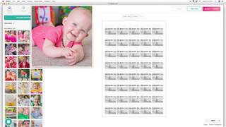 Rainbow Photo Collage Tutorial Mixbook [upl. by Jecon]