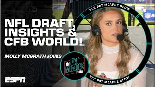 Molly McGrath’s insider secret is an ELECTRIC JACKET  The Pat McAfee Show [upl. by Schreck]