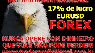 Curso de forex  17 EURUSD  Não opere com dinheiro que você não pode perder [upl. by Eimmelc]