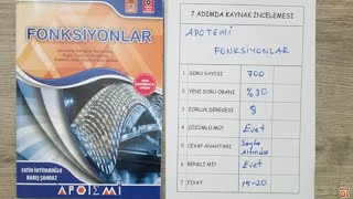 APOTEMİ FONKSİYONLAR  7 ADIMDA KAYNAK İNCELEMESİ [upl. by Burleigh]