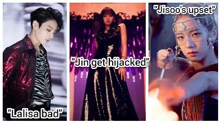 when BTS and Blackpink fight with misheard lyrics 😂  BTS misheard lyrics [upl. by Gillman319]