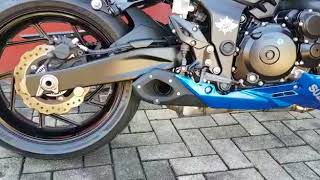 Gsx S750 Firetong Willymade Exhaust [upl. by Bergmans191]