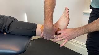 Lateral Ankle Sprain Taping  Heel Lock [upl. by Serg362]