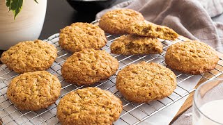 THE BEST CHEWY OATMEAL COOKIES with coconut [upl. by Nabila]