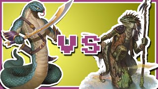 Yuanti vs Lizardfolk  Monster VS Monster  DampD 5e [upl. by Enailuj]