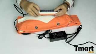 7866 Vibro Sauna Infrared Massage Belt With Sauna Function Orange10003471 [upl. by Licha351]