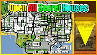 How to Buy All Houses in GTA San Andreas Los Santos  Open All House [upl. by Acinod]