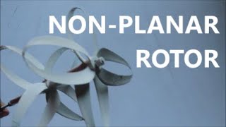 FIRST EVER Nonplanar hydrokinetic two toroidal prop stages rotor RIFLOWATT  PATENT PENDING [upl. by Dnalyaw]