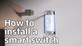 How to install a smart switch [upl. by Monica656]