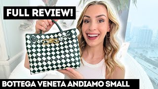 BOTTEGA VENETA ANDIAMO TOTE BAG 😮 Everything you need to know Review Pros amp Cons What Fits [upl. by Acemat328]