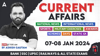 78 JANUARY CURRENT AFFAIRS 2024  ALL EXAMS IMP CURRENT AFFAIRS  ASHISH GAUTAM SIR [upl. by Middlesworth]