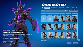 NEW 2820 LEAKED SKINS amp EMOTES Fortnite Shredder Skin TMNT Mini Pass Bundles amp Free Rewards [upl. by Salvay264]