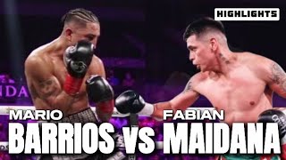 MARIO BARRIOS VS FABIAN MAIDANA HIGHLIGHTS  KNOCKOUT [upl. by Llerraf391]