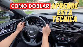 TECNICAS PARA APRENDER A DOBLAR AL CONDUCIR UN AUTO EN TUS PRIMERAS CLASES DE MANEJO [upl. by Ardnuasal]