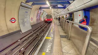 London Underground Northern Line at Embankment Station  Announcement Mind the Gap [upl. by Ahsila]