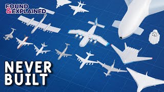 40 Biggest NEVER BUILT Aircraft concepts 100th Video Special [upl. by Nayt]