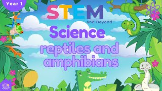 Reptiles and Amphibians  KS1 Year 1 Science  Home Learning [upl. by Fogg303]