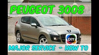 How To Change The Oil Air amp Fuel Filters In A Peugeot 3008  DIY [upl. by Akienom273]