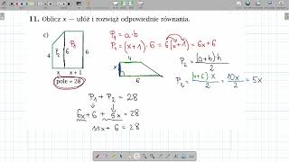 Równania  część 3  układanie i rozwiązywanie równań ZADANIA TEKSTOWE klasa 8 [upl. by Nanreik946]