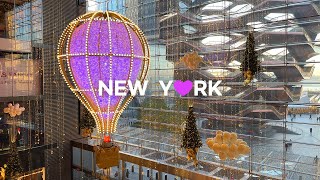 4K🇺🇸NYC Christmas Hudson Yards Macys amp Bergdorf Goodman Holiday WindowsLunch at Milos Nov2023 [upl. by Eidnalem235]