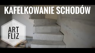 Kafelkowanie schodów zabiegowych  wykonanie bielfliz [upl. by Sutherland773]