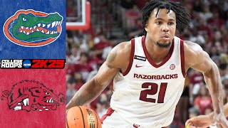 FLORIDA VS ARKANSAS l COLLEGE HOOPS 2K25 [upl. by Anillek]