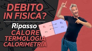 DEBITO in FISICA  Ripasso fisica su CALORE TERMOLOGIA CALORIMETRIA lezione esame fisica 2 [upl. by Ode898]