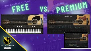 FREE Acoustic Guitar VST vs Ample Guitar Taylor Acoustic Guitar Plugin [upl. by Nirak]