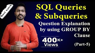 Lec63 SQL Queries and Subqueries part5  Database Management System [upl. by Amethist]