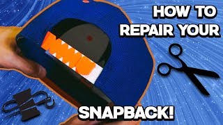 DIY How to Replace and Modify your Snapback Strap [upl. by Norrahs249]