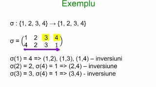 Inversiuni permutari  Algebra cls a 11a [upl. by Nuncia921]