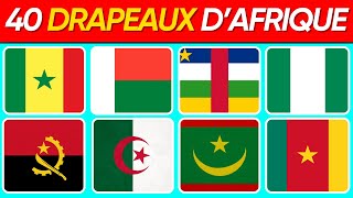 Dévine le Pays Africain 🌍 Par Son Drapeau en 6 Secondes  Quiz 40 Drapeau  Teste De Culture G [upl. by Kina206]