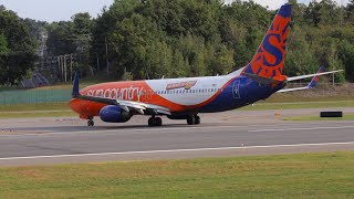 Late August Spotting at the ManchesterBoston Regional Airport [upl. by Mohun590]