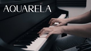 Aquarela  Toquinho  Piano e Teclado Cover  PiaNostalgia [upl. by Ixela]