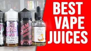 TOP 10 BEST VAPE JUICES FOR 2019 [upl. by Roma324]