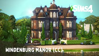 Charming Windenburg estate  The Sims 4 speed build [upl. by Dewayne309]