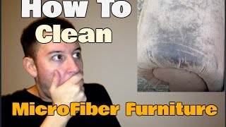 How To Clean Microfiber Furniture  Stain Removal Hack  Clean With Confidence [upl. by Errecart]