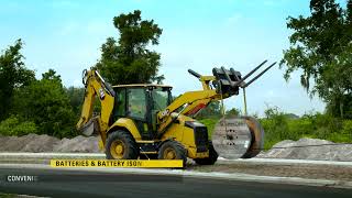 Battery and Isolator Location on a Cat® Backhoe Loader [upl. by Alyt834]