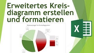 Erweitertes Kreisdiagramm in Excel erstellen  Daten visualisieren in Excel 7 [upl. by Nena]