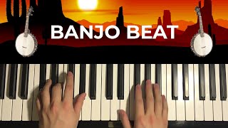 Ricky Desktop  The Banjo Beat Piano Tutorial Lesson [upl. by Ajnat]