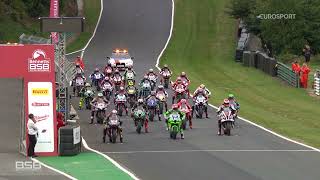 2022 Bennetts British Superbike Championship  RD7  Cadwell Park  eBay Sprint Race highlights [upl. by Luttrell]