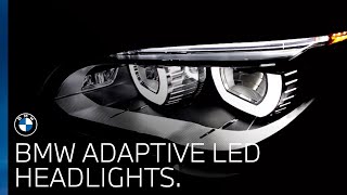 BMW UK  BMW Adaptive LED Headlights [upl. by Drofnats]