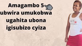 Amagambo 5 uvuga agahindura umukobwa ukumirwa [upl. by Callan]