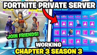 FORTNITE PRIVATE SERVER DEV ACCOUNT in Chapter 3 Season 3 WORKING 2022 [upl. by Acnaiv]