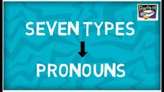 Seven Types of Pronouns  Parts of Speech [upl. by Ellehcim194]