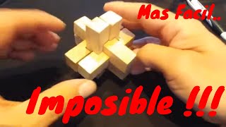 Solucion Rompecabezas 3D Madera 6 piezas solution 3D puzzle wood Explicado Perfectamente [upl. by Maisey]