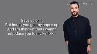 Kinfolks Lyric Video  Sam Hunt [upl. by Gittel]