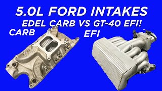 50L FORDCARB VS FUEL INJECTIONWHICH ONE WORKS BEST EDEL RPM amp 750 VS GT40 amp 65MM THROTTLE BODY [upl. by Karly528]