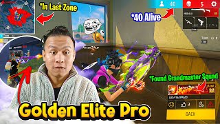 Pro Golden Elite Pass amp Region Top Grandmaster Squad in My Game 😱 All V Badge Lobby  Tonde Gamer [upl. by Enoyrt]