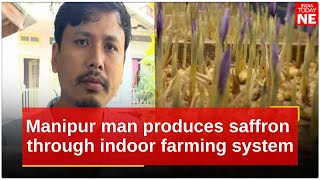 Manipur man produces saffron through indoor farming system defy climate challenges [upl. by Laufer227]